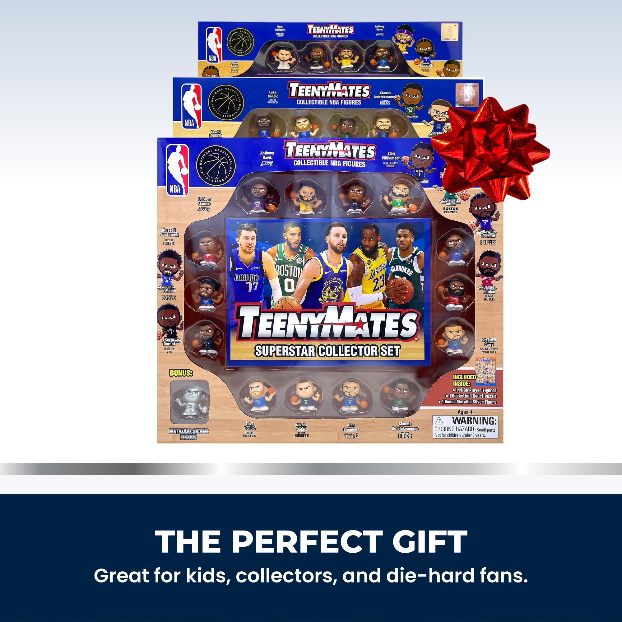 Amazon.com : TeenyMates NBA Superstar Collectors Gift Set : Sports